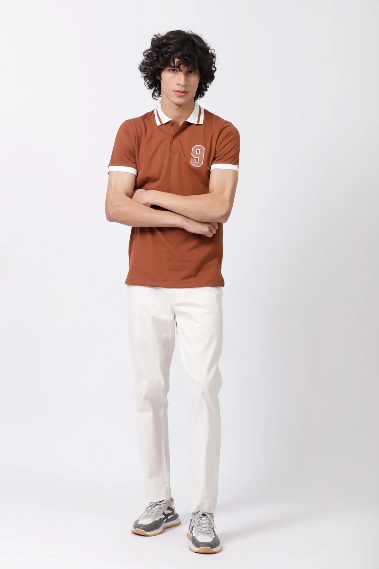 CONTRAST TIPPING COLLAR POLO