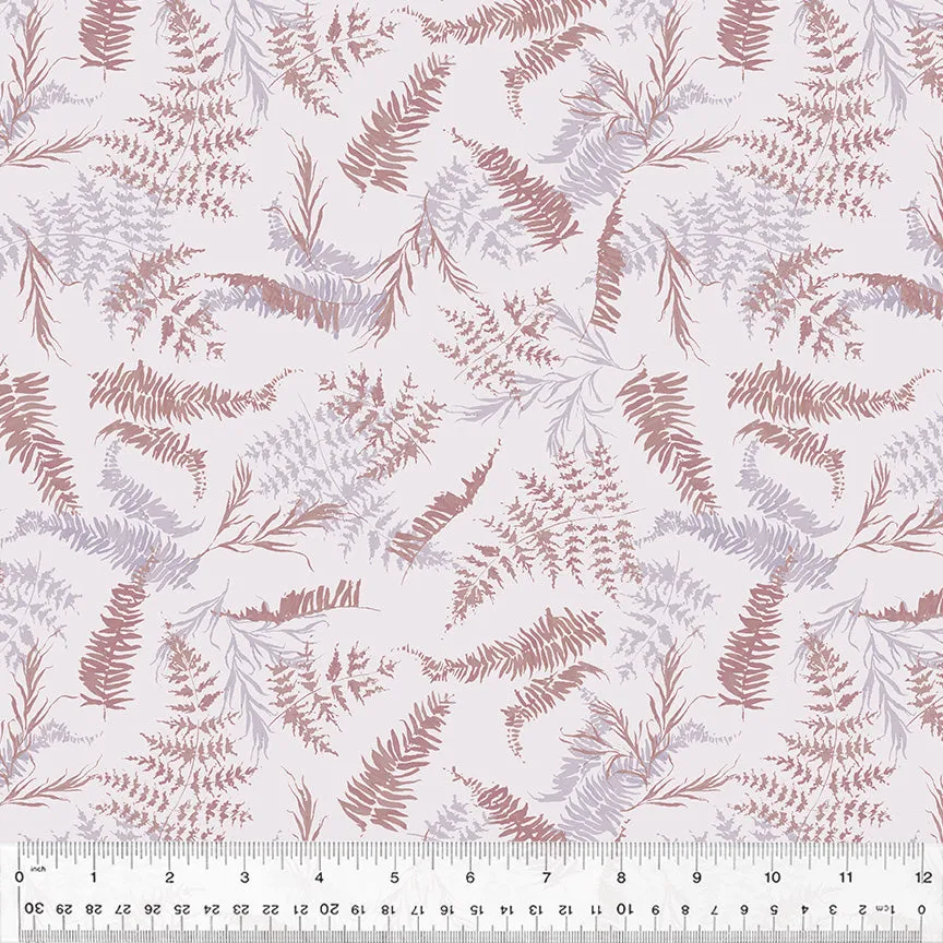 Cotton Fabric, FERN LILAC,53786D-8, Perennial Collection by Kelly Ventura for Windham Fabrics