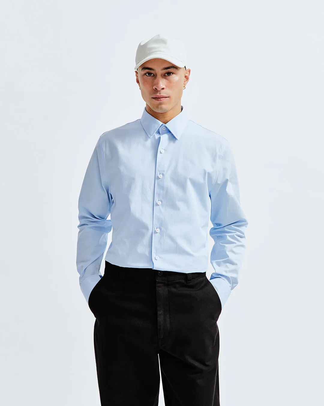 Cotton Poplin Clubhouse Shirt