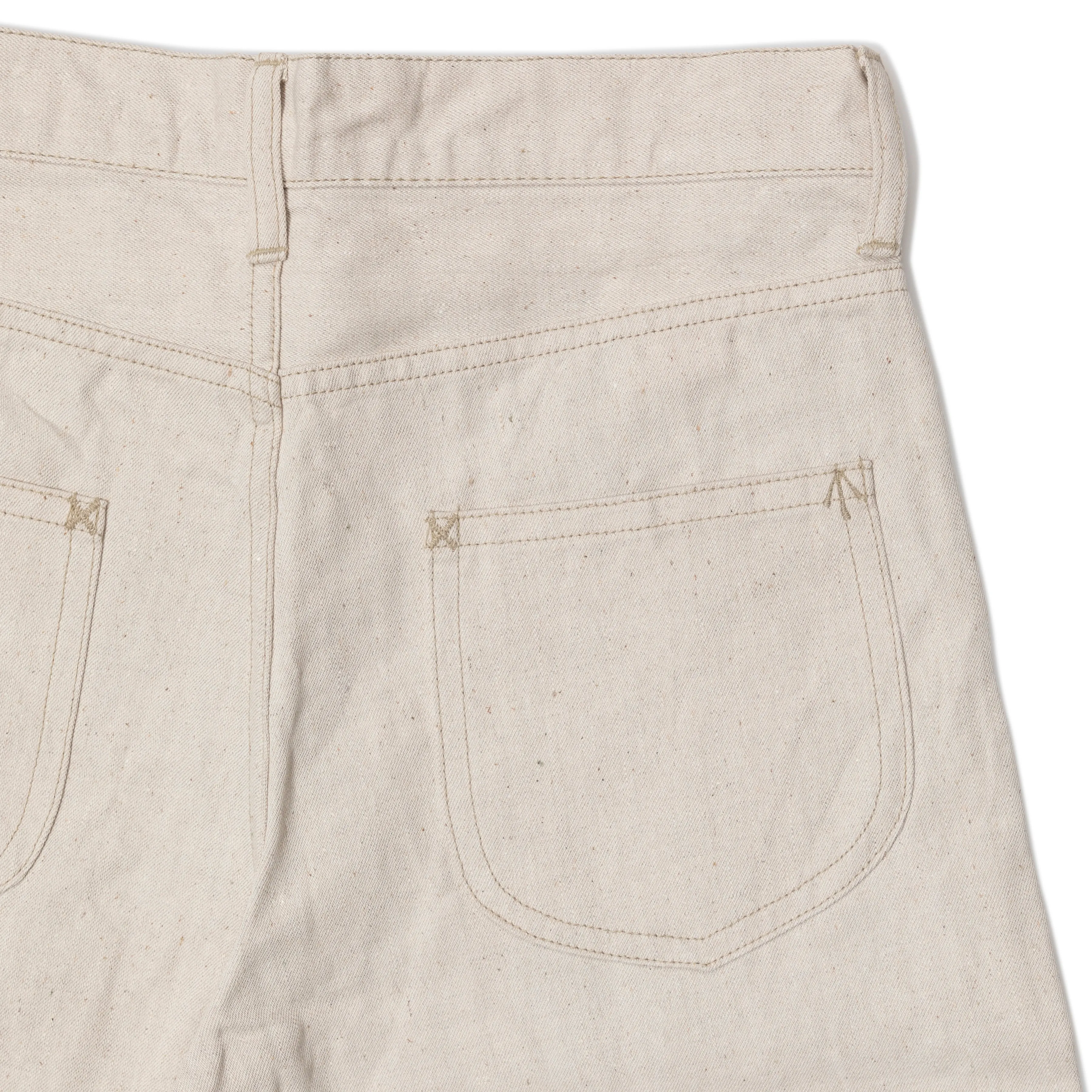 Cotton/Linen 5 Pocket Jeans