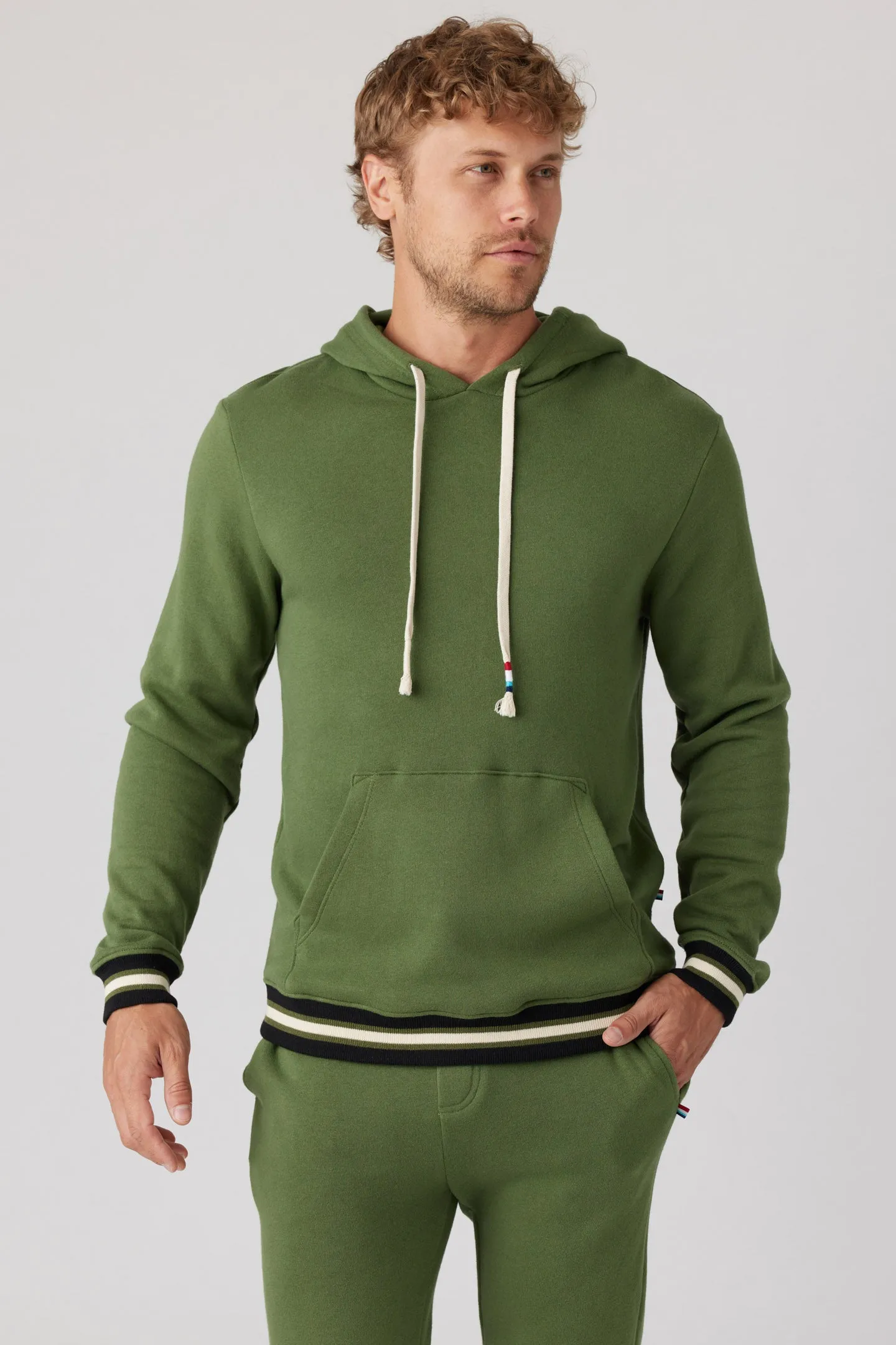 Cypress Stripe Pullover Hoodie