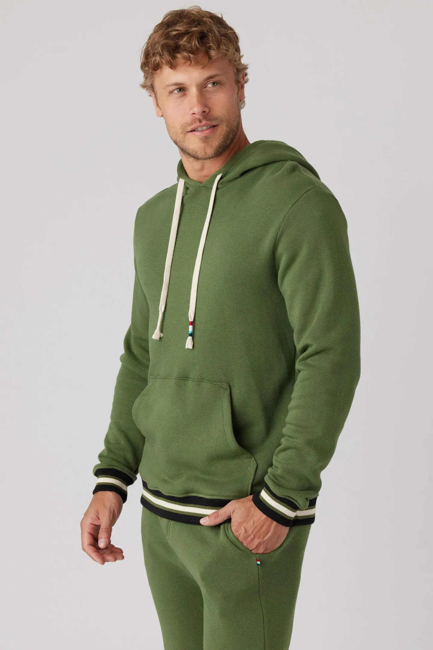 Cypress Stripe Pullover Hoodie