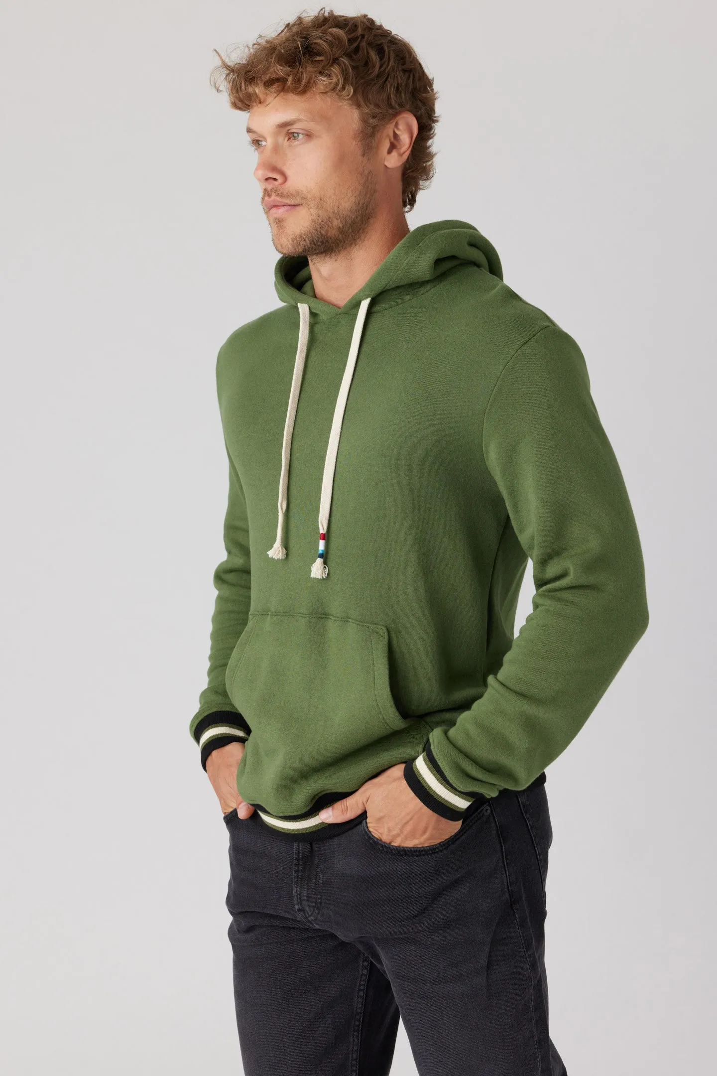 Cypress Stripe Pullover Hoodie