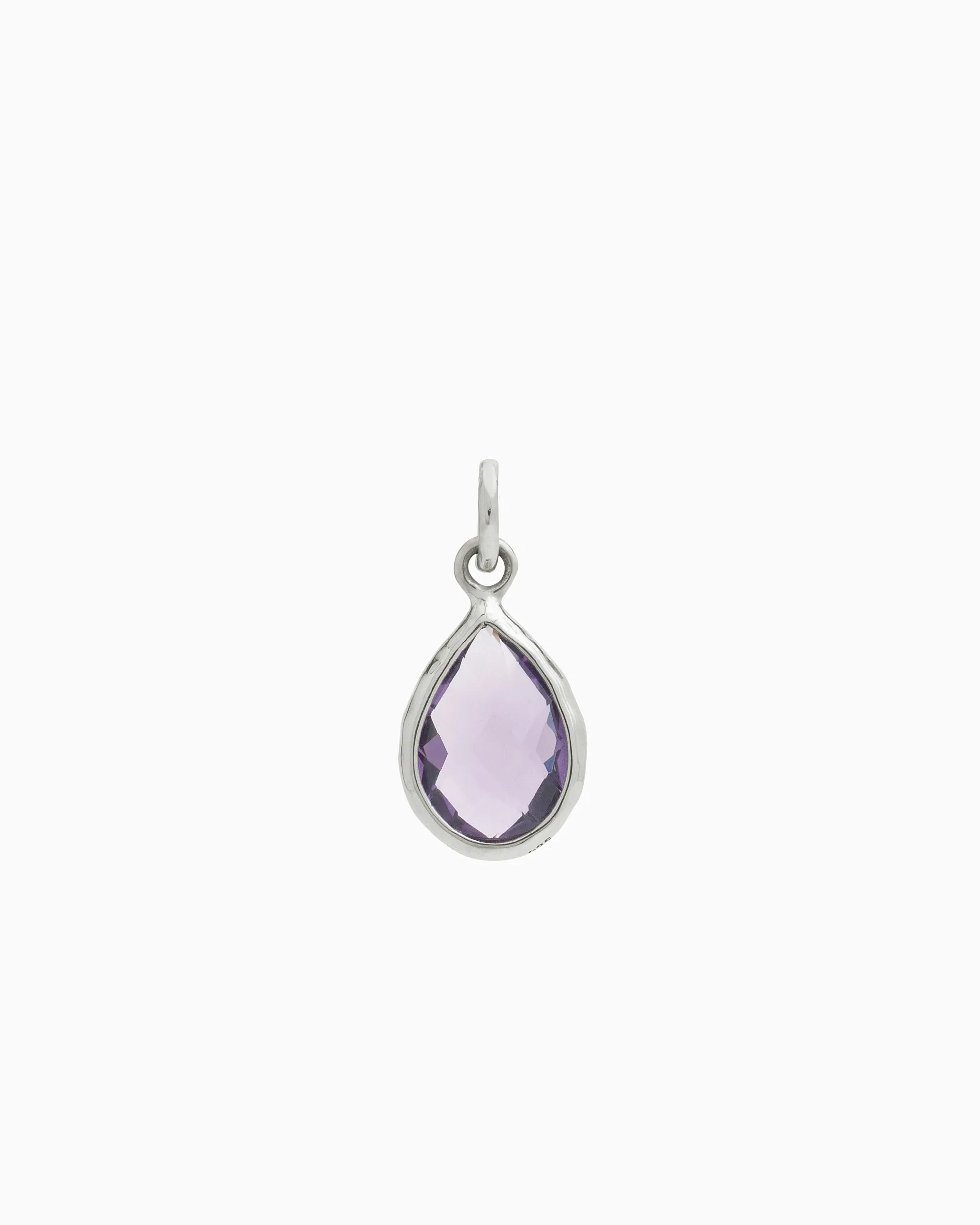 Dewdrop Stone Pendant - Amethyst