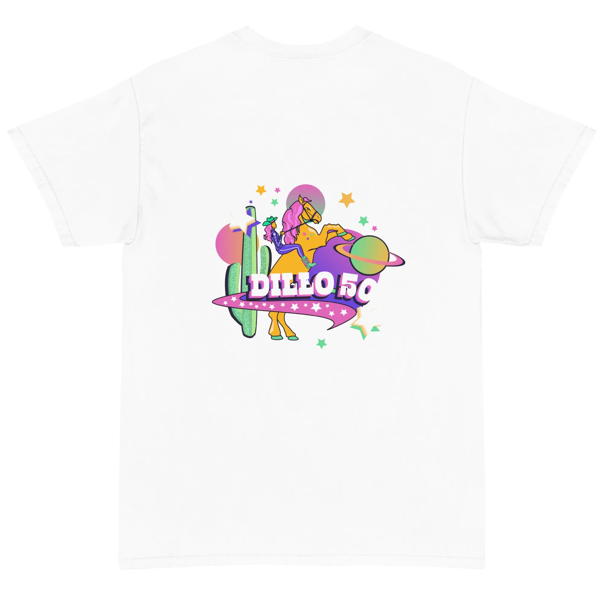 Dillo Space Cowboy T-Shirt - (White)