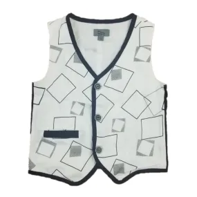 DiMo - Square Print Cotton Vest