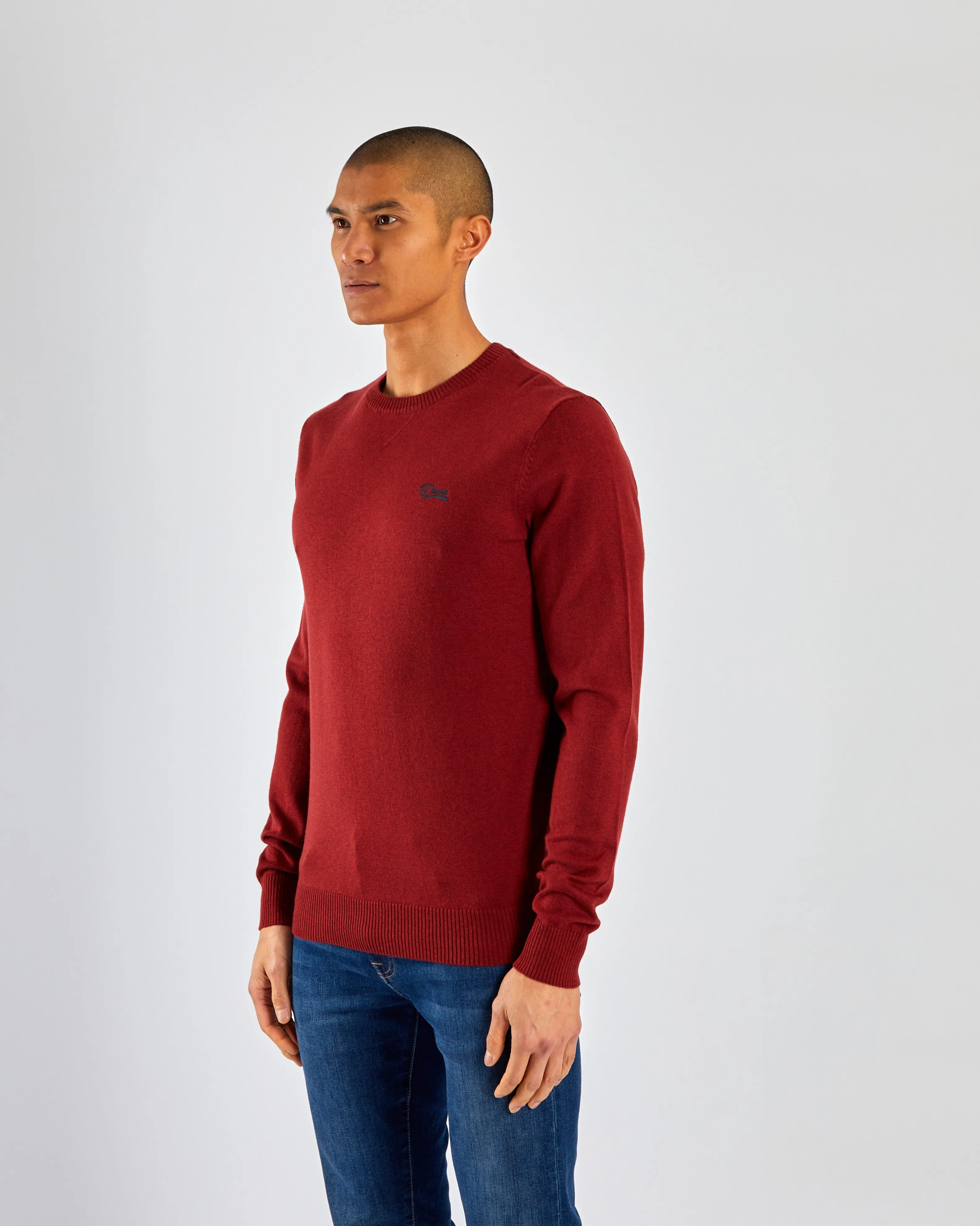 Dylan Round Neck Havana Red Marl