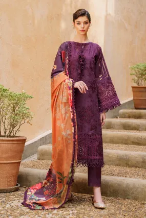 EMBROIDERED JACQUARD LAWN  SL12-D04