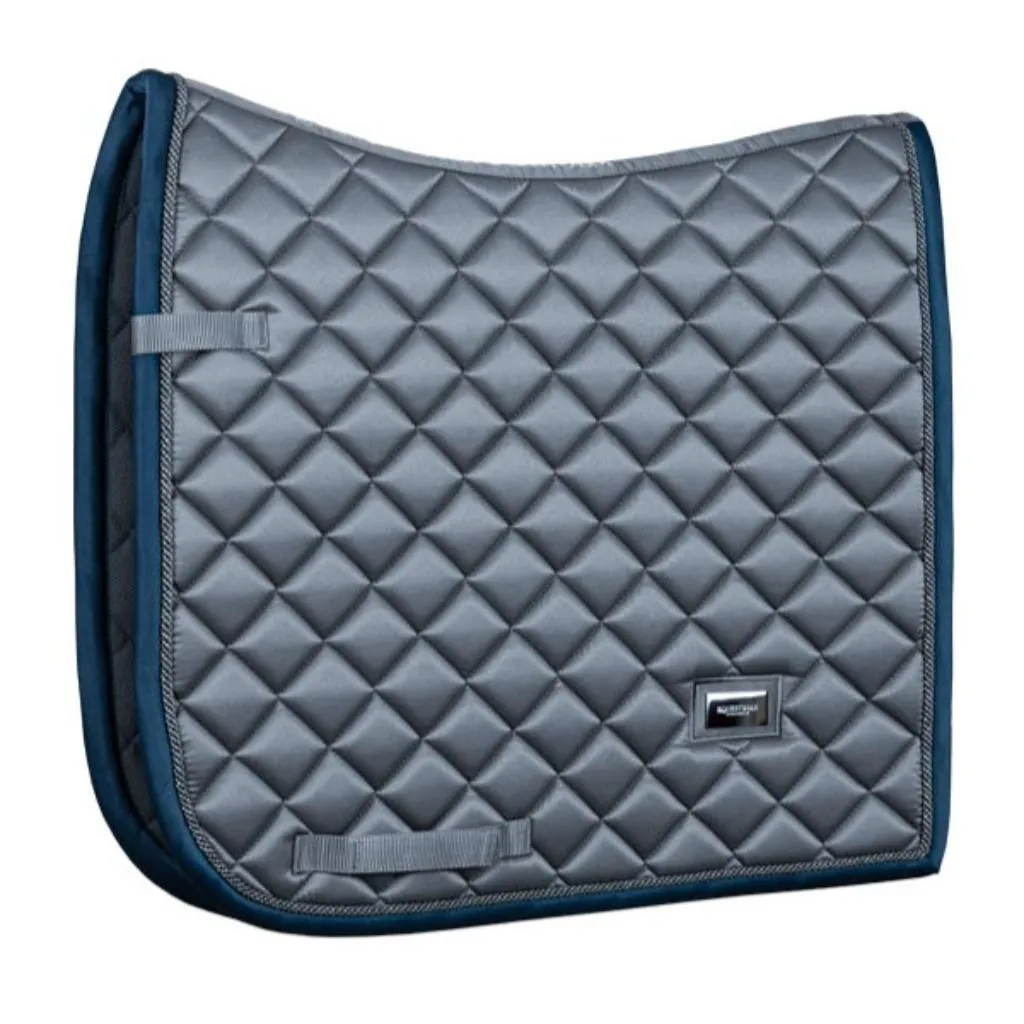 Equestrian Stockholm Dressage Saddle Pad Metallic Blue