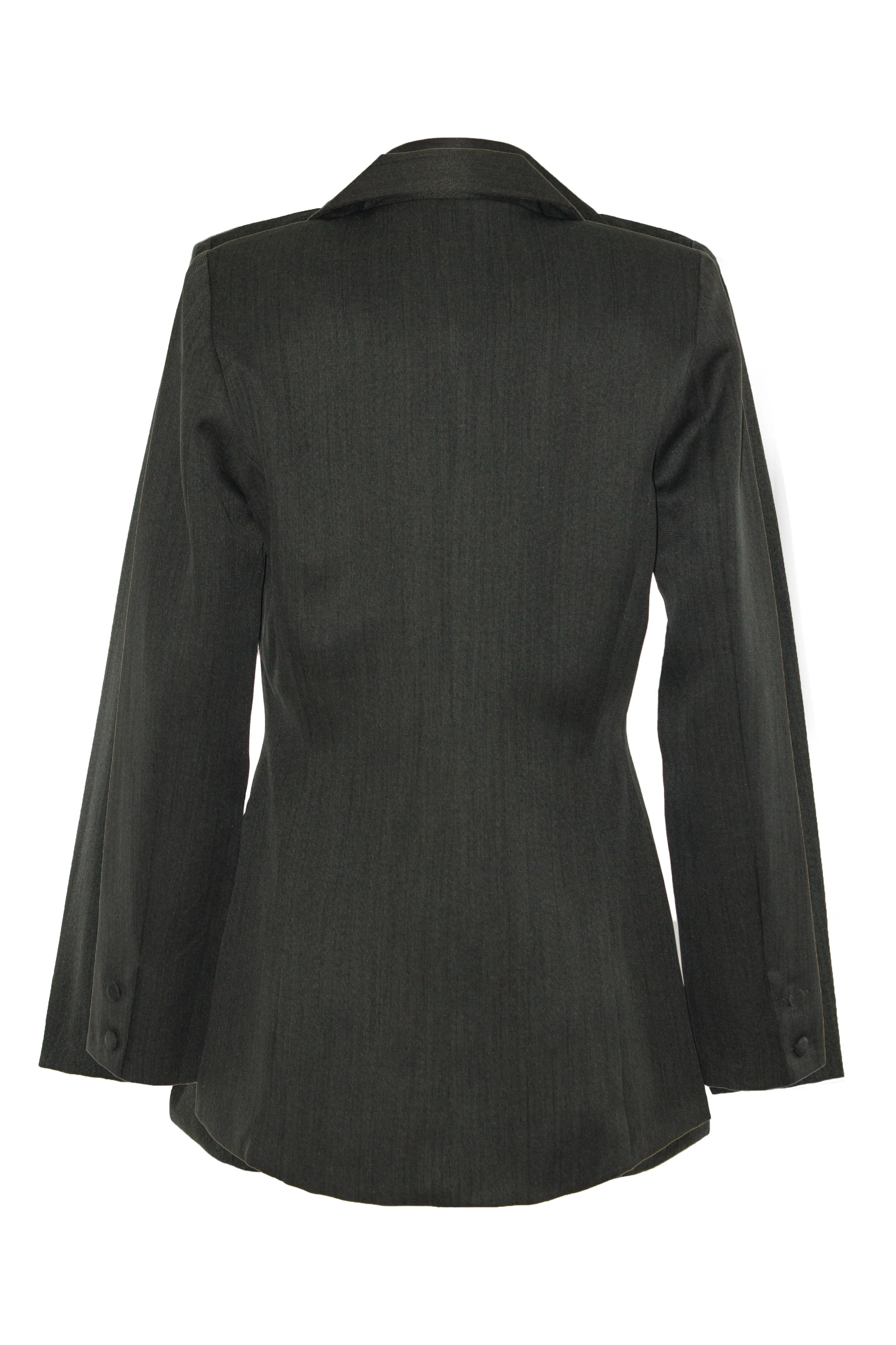 Essential Structured Blazer - Dark Grey