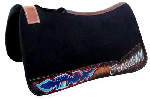 Freedom Black Felt Saddle Pad