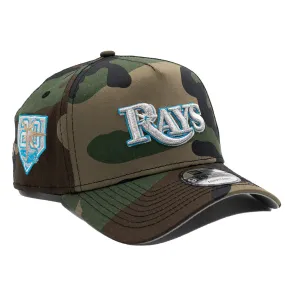 FRESH RAGS X NEW ERA TAMPA BAY RAYS SCRIPT 20 Seasons SIDE PATCH - 9FORTY AFRAME SNAPBACK