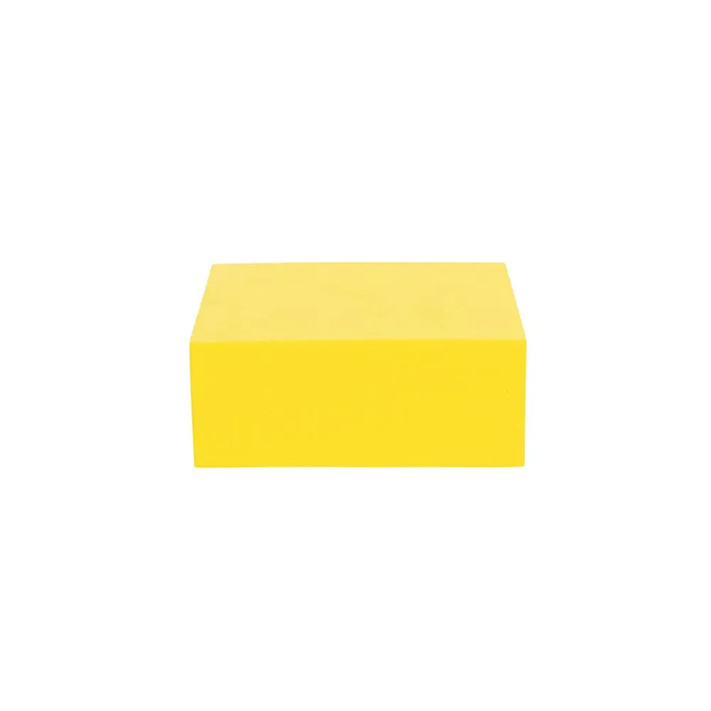 Geometric Foam Styling Props For Photography - Canary Yellow 4 Pack