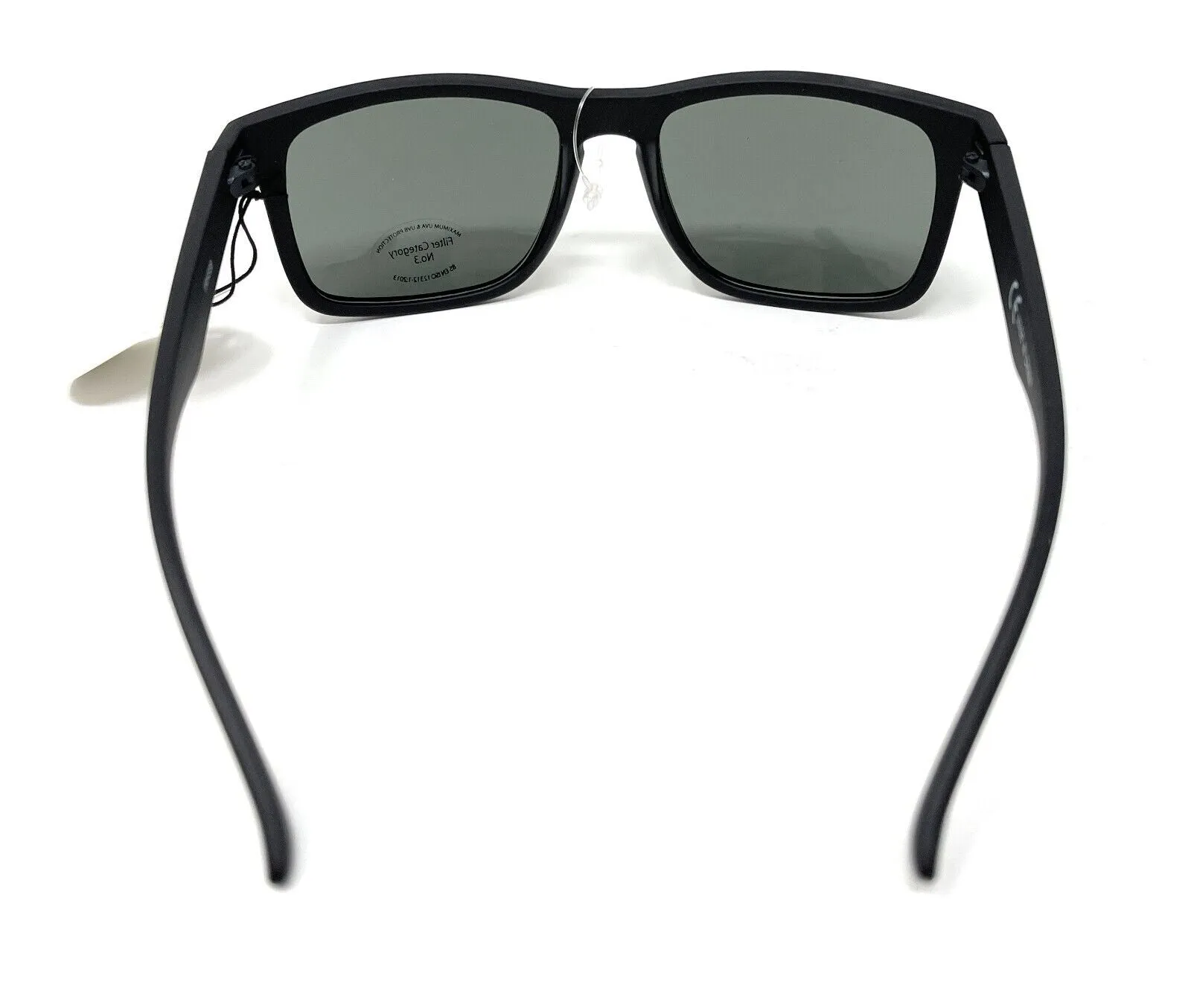 Glare Sunglasses Fashion Black Frame with Black Tinted Lens 100% UVA UVB 1RHS88