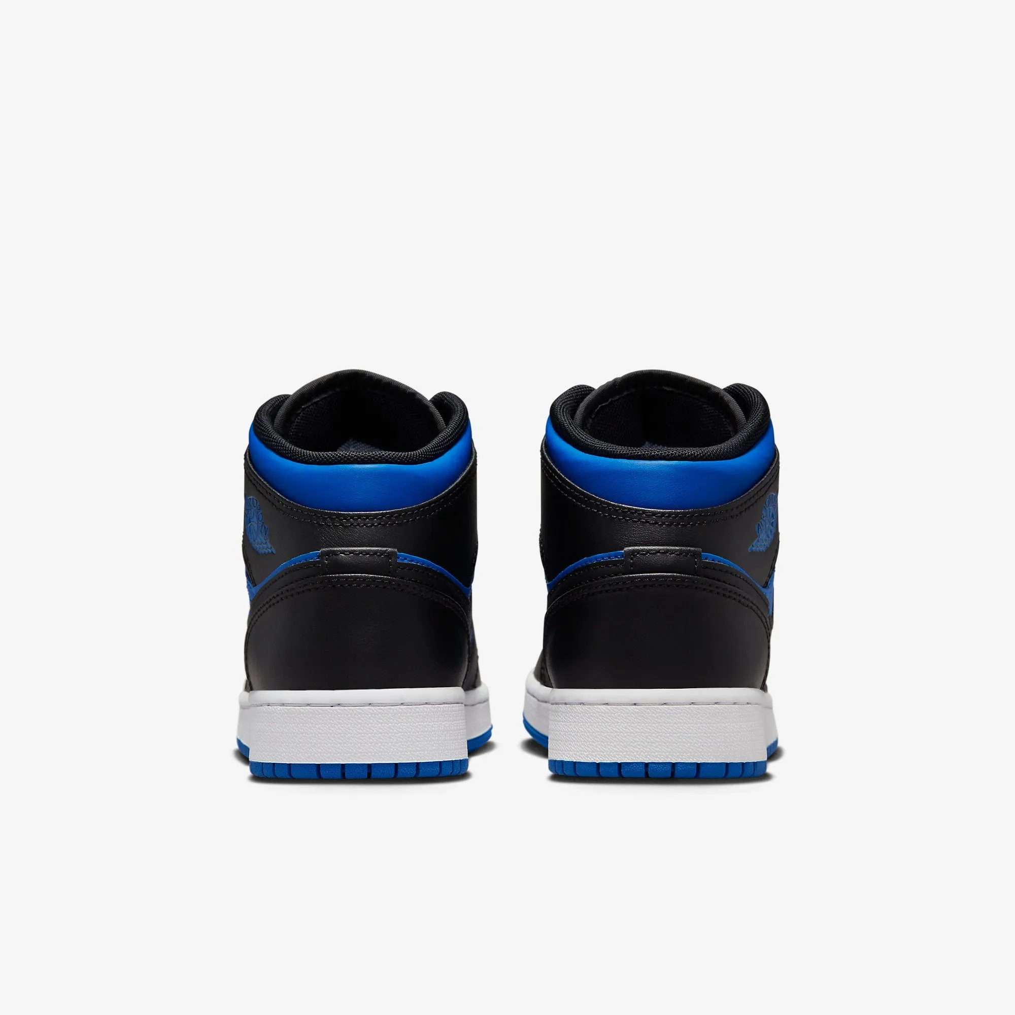 (GS) Air Jordan 1 Mid 'Black / Royal Blue' (2023) DQ8423-042