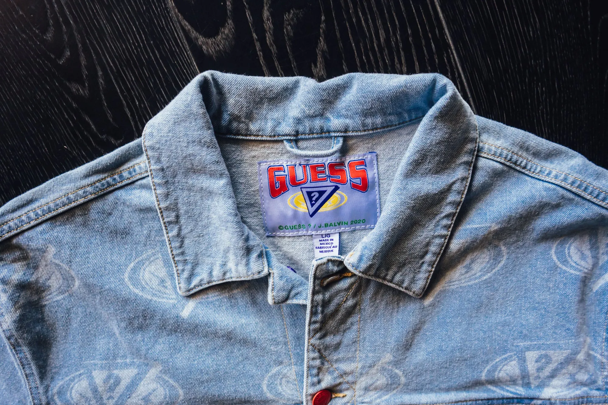 GUESS x J Balvin Oversized Denim Jacket UL