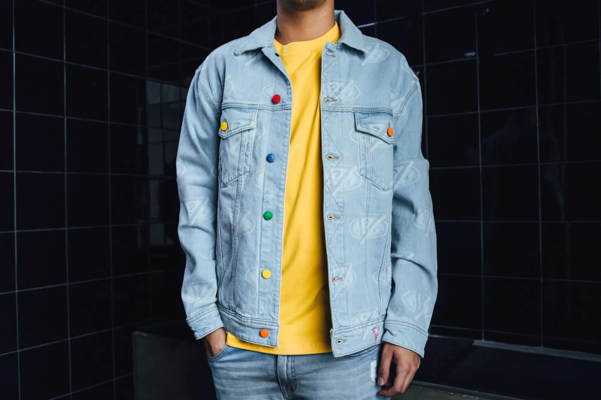 GUESS x J Balvin Oversized Denim Jacket UL