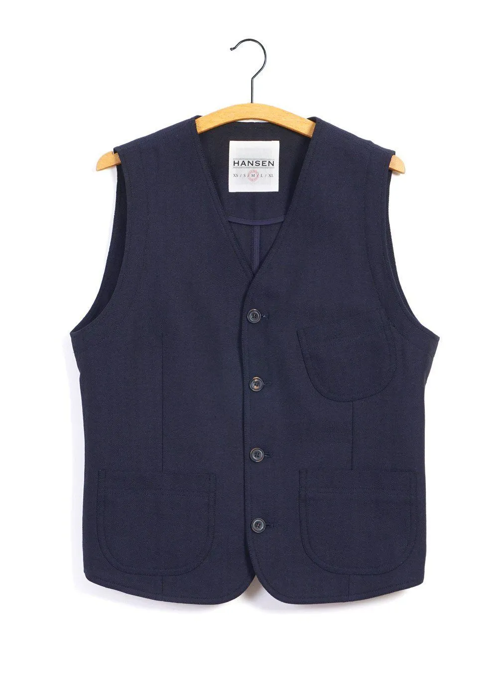 HARALD | Casual Waistcoat | Indigo