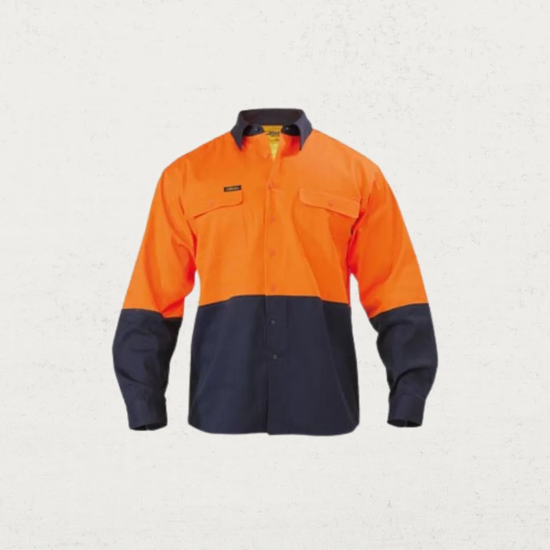 Hi Vis Two Tone Drill Long Sleeve Shirt