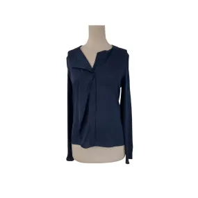 Hugo Boss Navy Satin Top | Pre Loved |