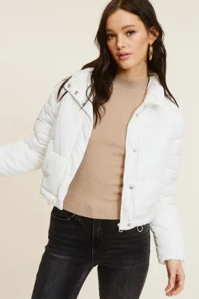 Ivory Puffer Jacket