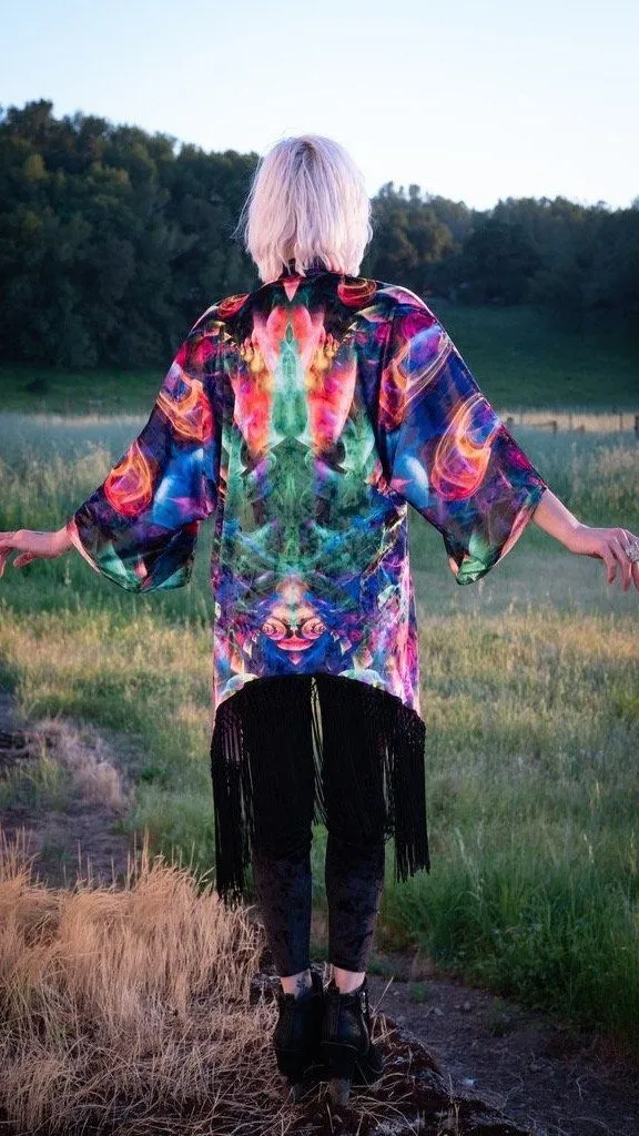 Johnathan Singer Velvet Kimono - Gangelic