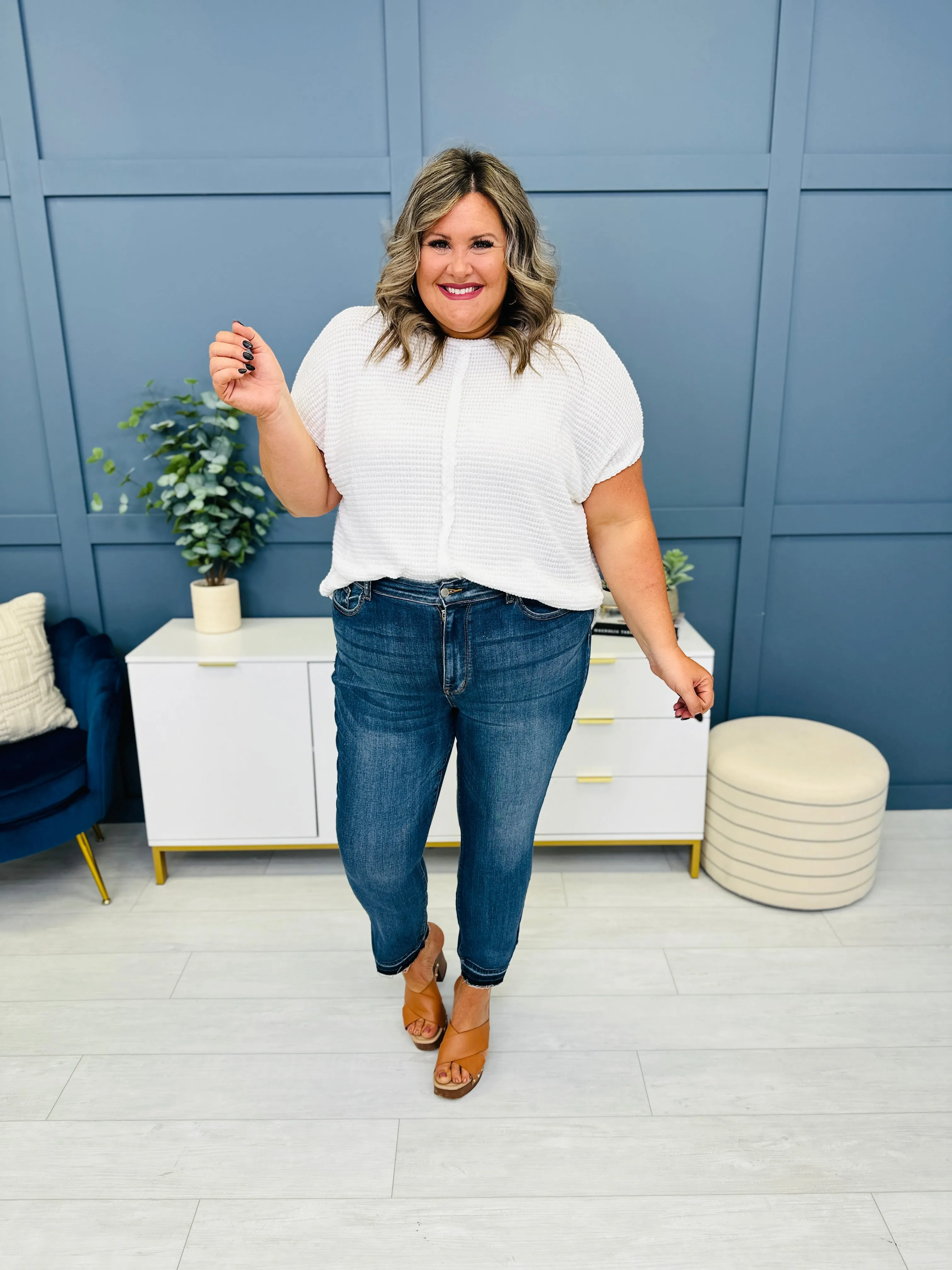 Judy Blue REG/CURVY You Can't Slit With Us Side Slit Skinny Jeans