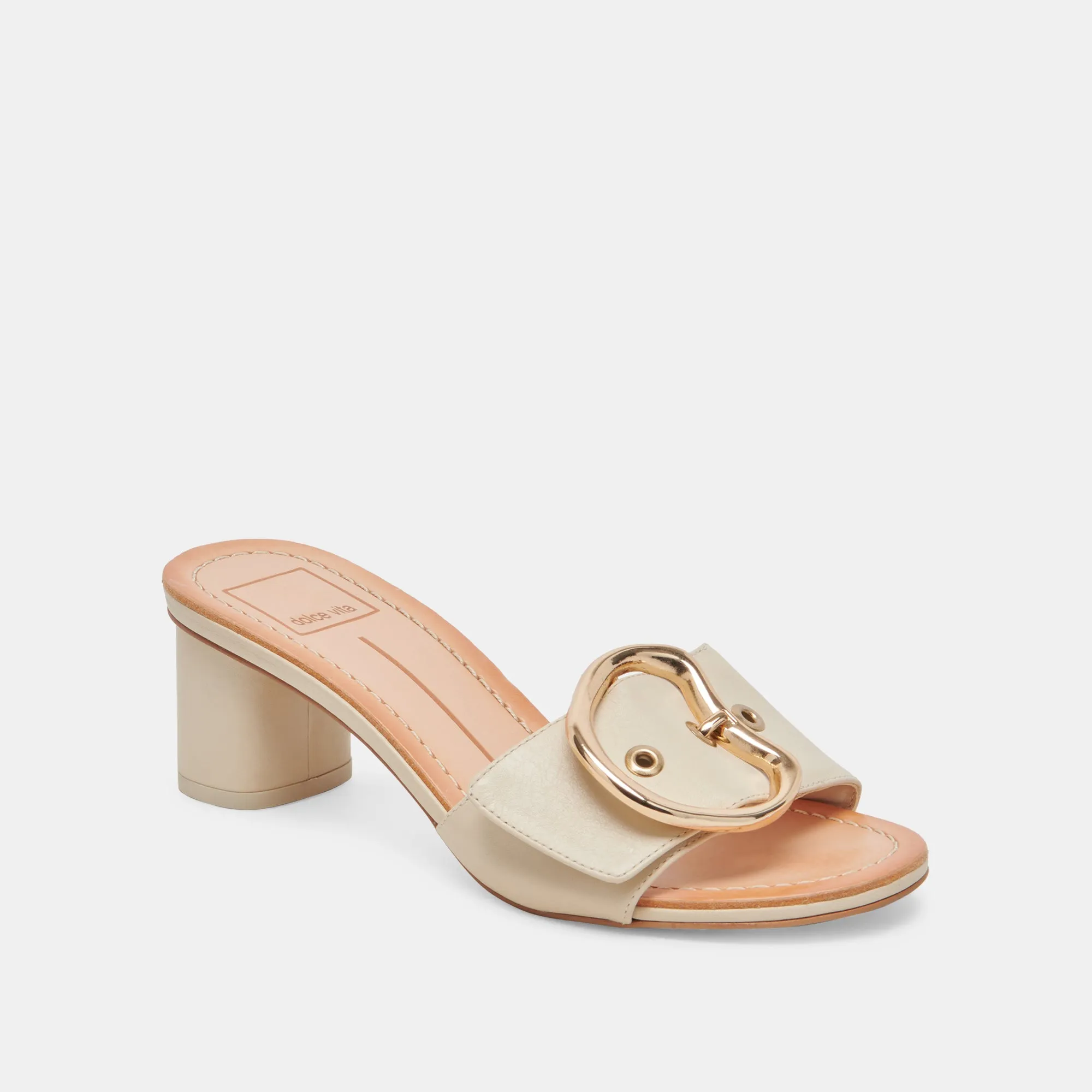 LAIKA HEELS IVORY LEATHER