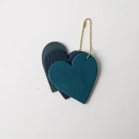 Light Blue Heart Charms