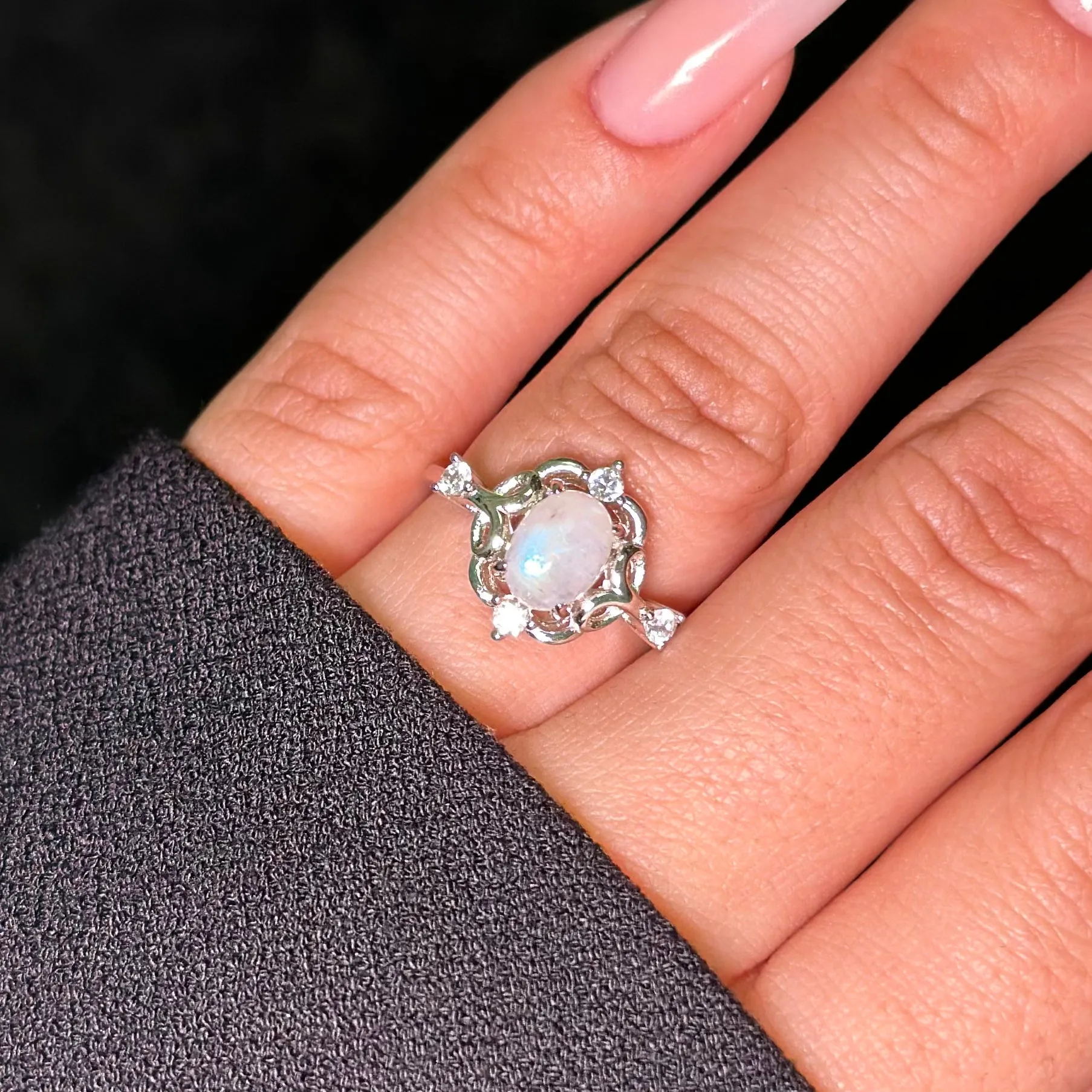 LUNA MOONSTONE RING