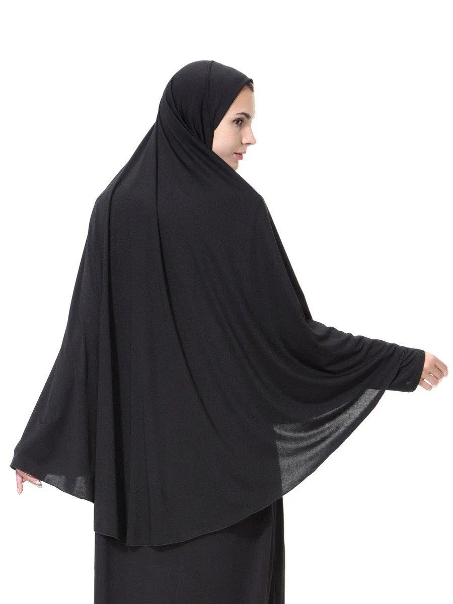 Lycra Black Jilbab