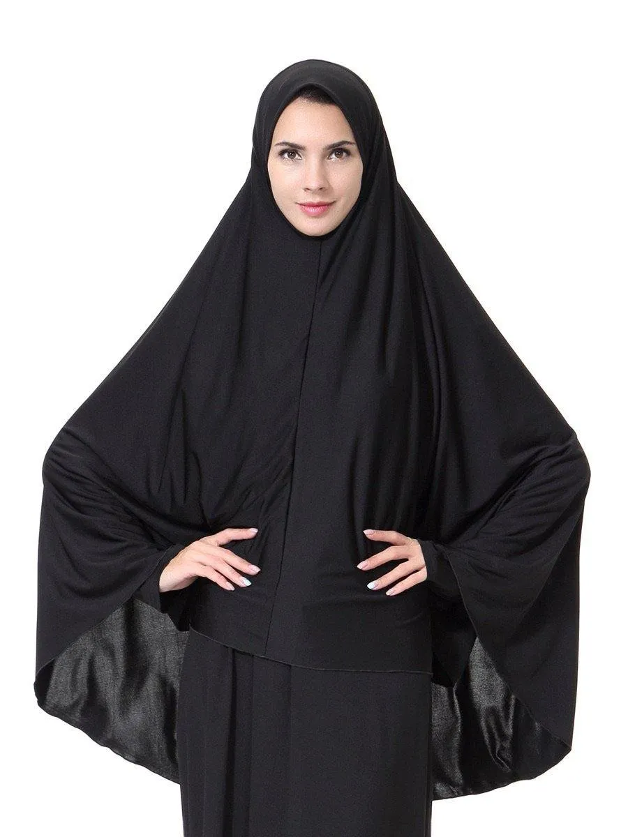 Lycra Black Jilbab