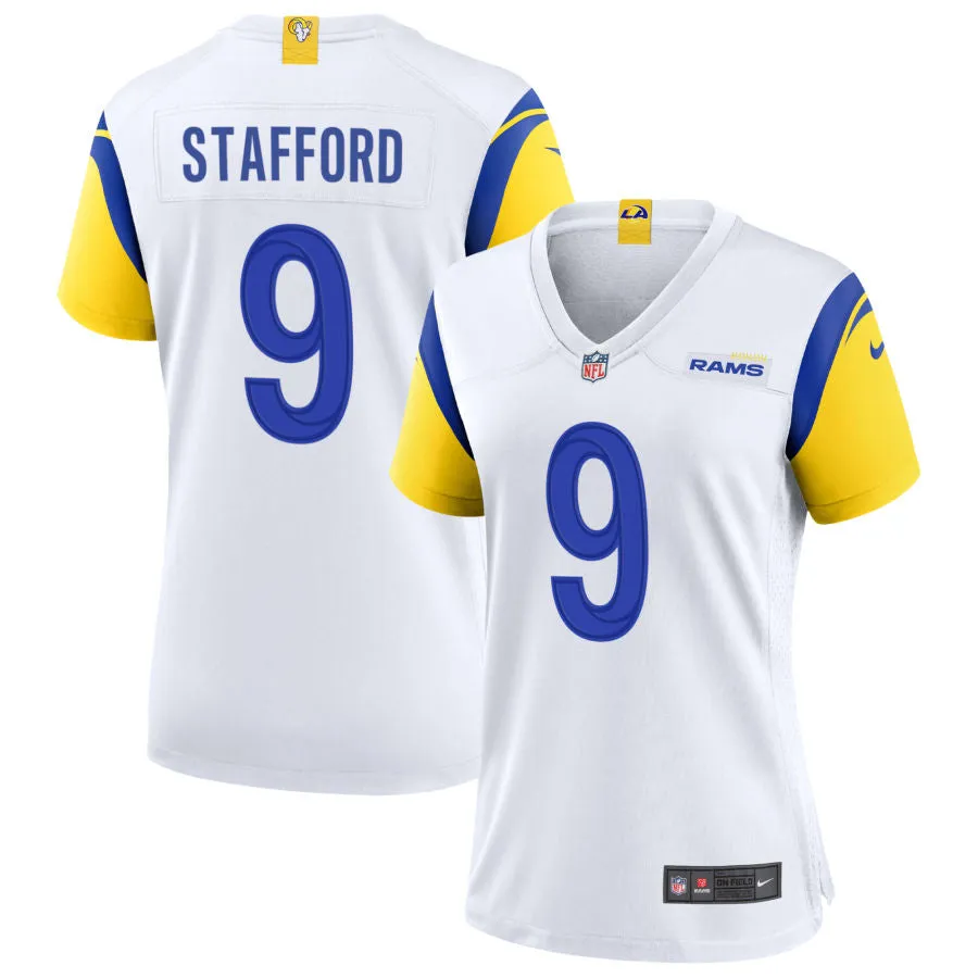 Matthew Stafford Los Angeles Rams Nike Women's Alternate Jersey - White