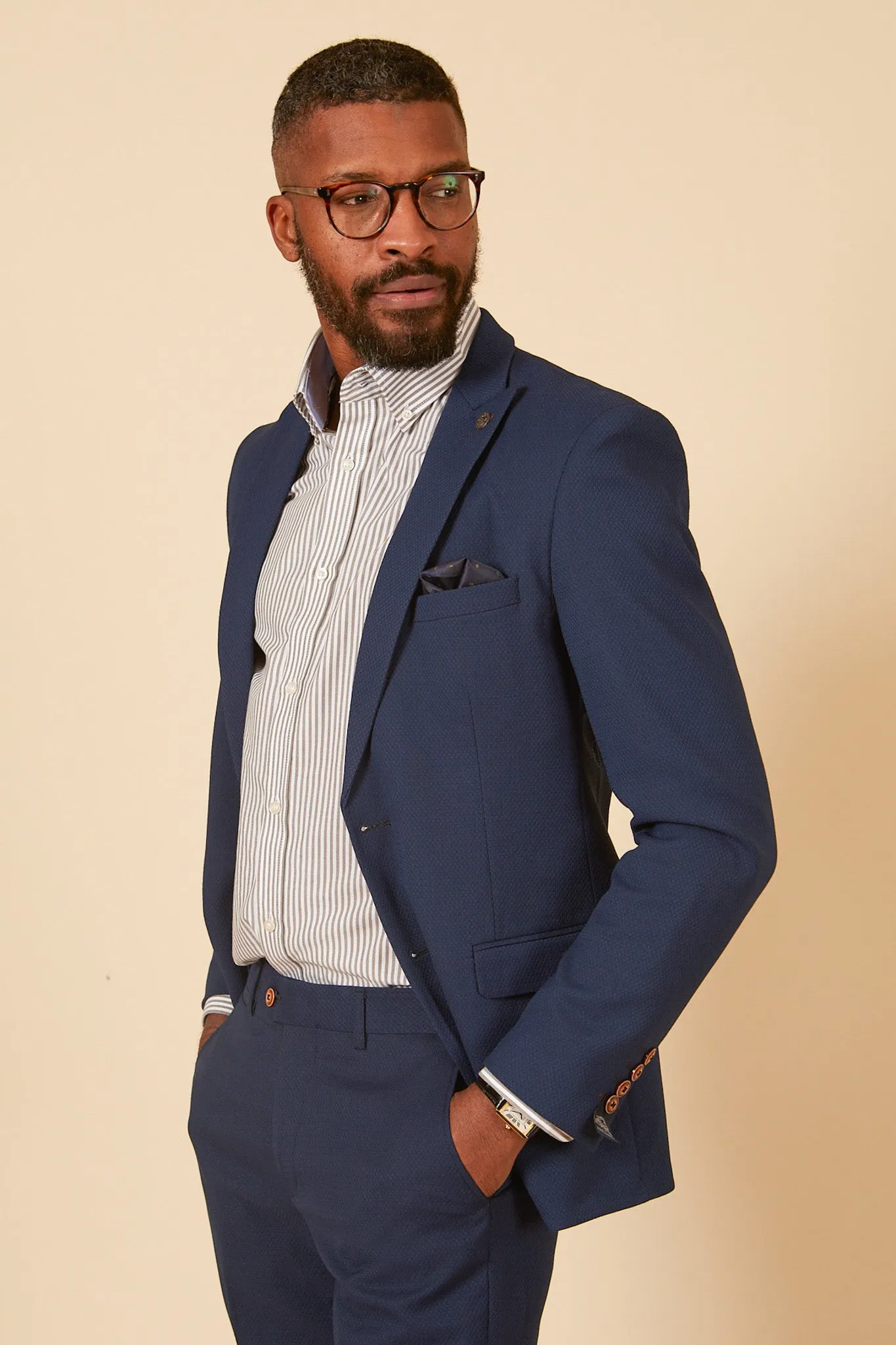 MAX - Royal Blue Two Piece Suit