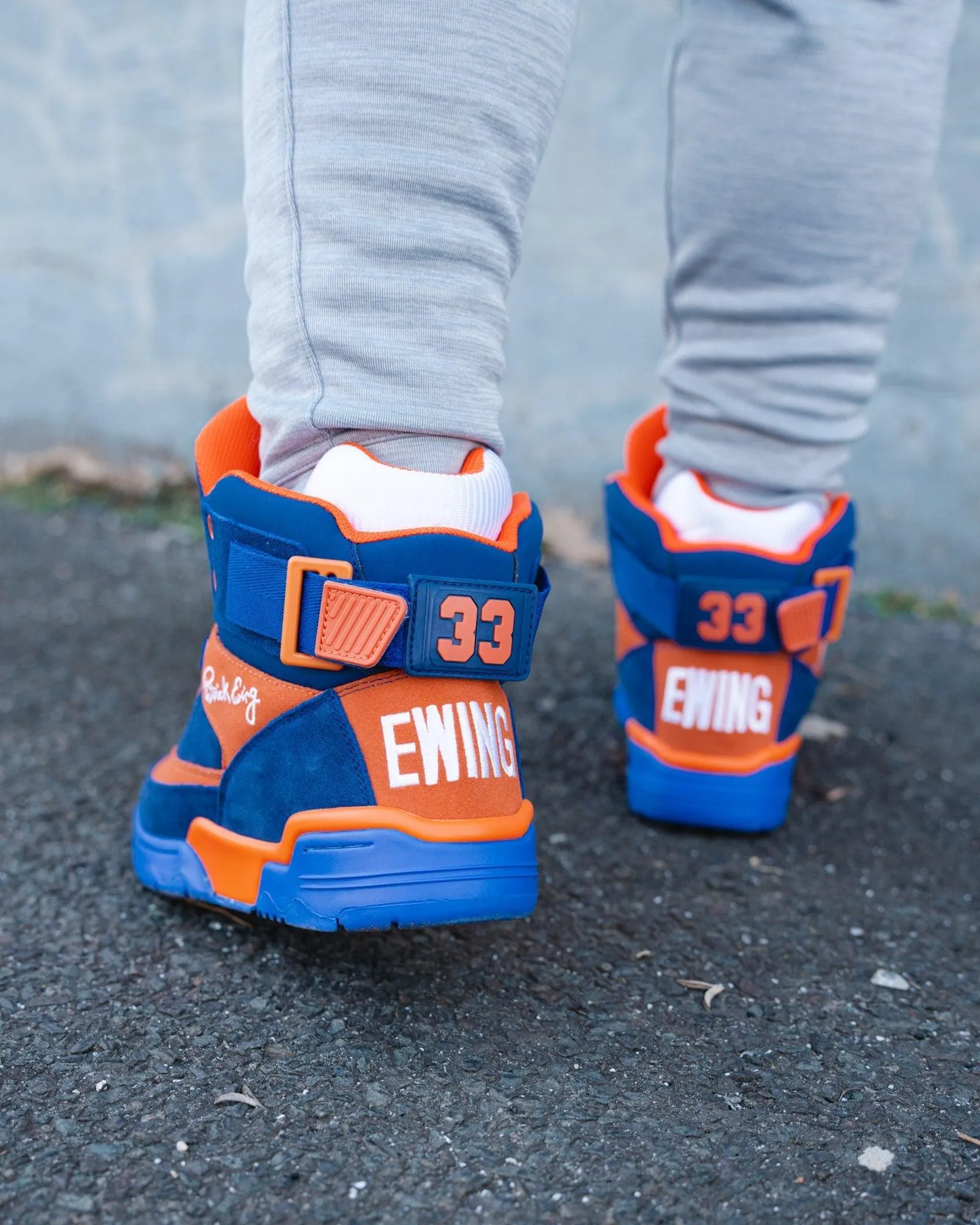 (Men's) Ewing Athletics 33 Hi 'NYC' Dazzling Blue / Orange 1EW90013-442