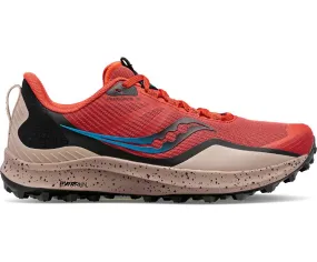 Men's Saucony Peregrine 12, Clay/Loam, 9 D Medium