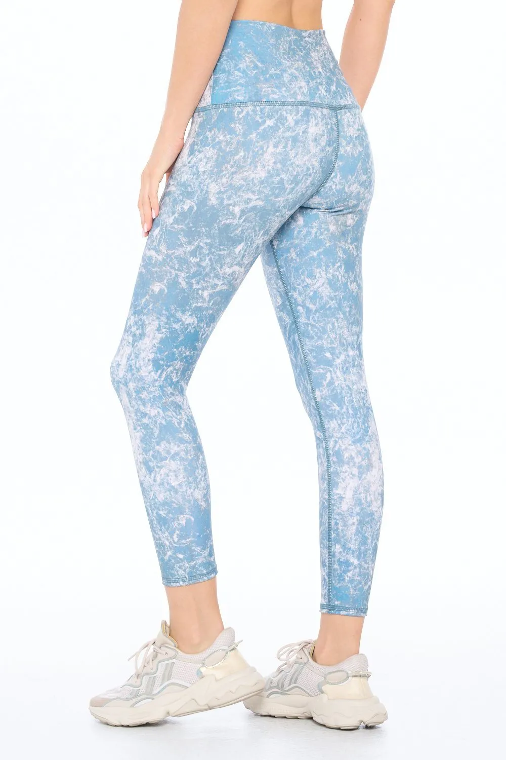 Mia -  Sky Mineral Wash 7/8 Legging (High-Waist)