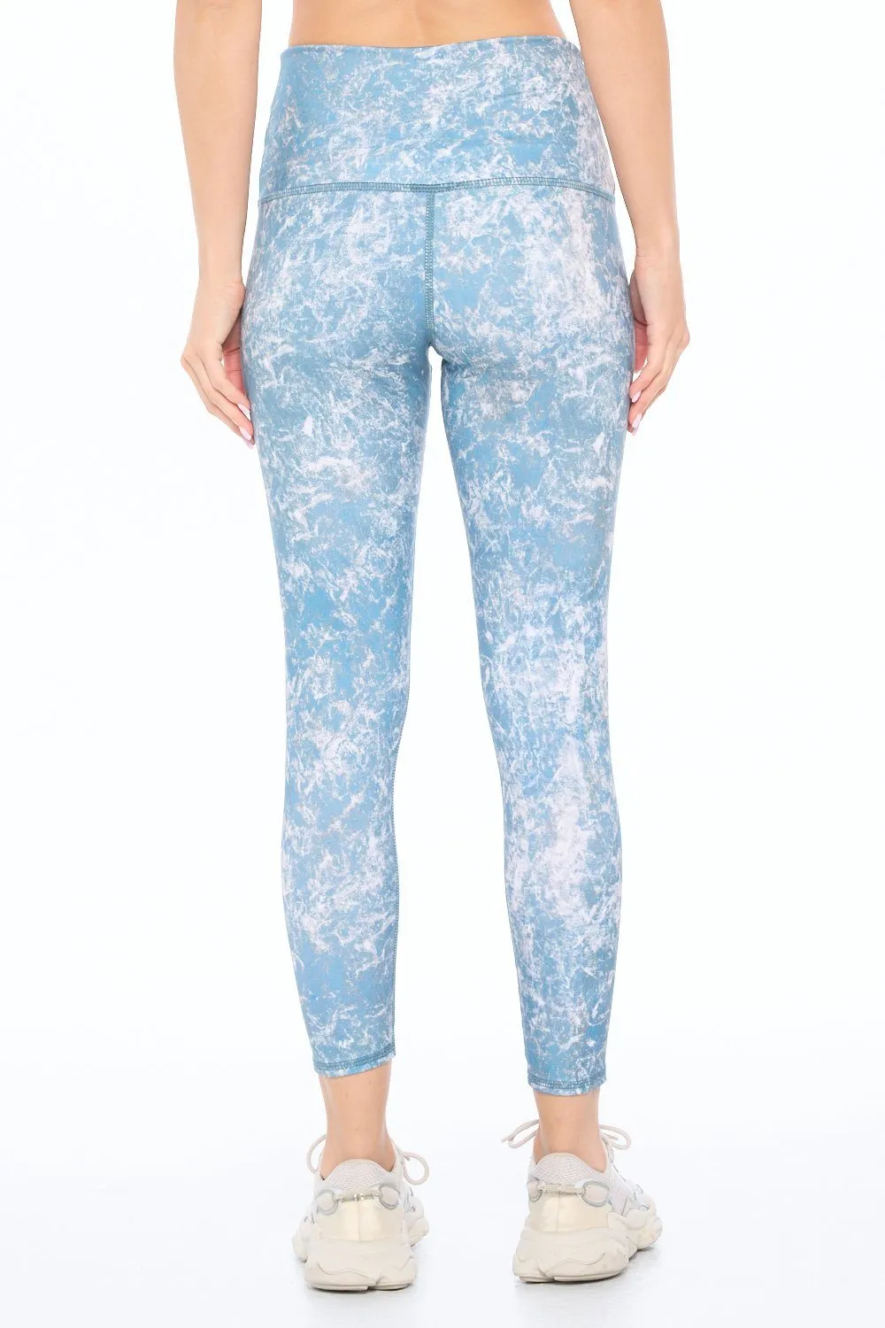 Mia -  Sky Mineral Wash 7/8 Legging (High-Waist)