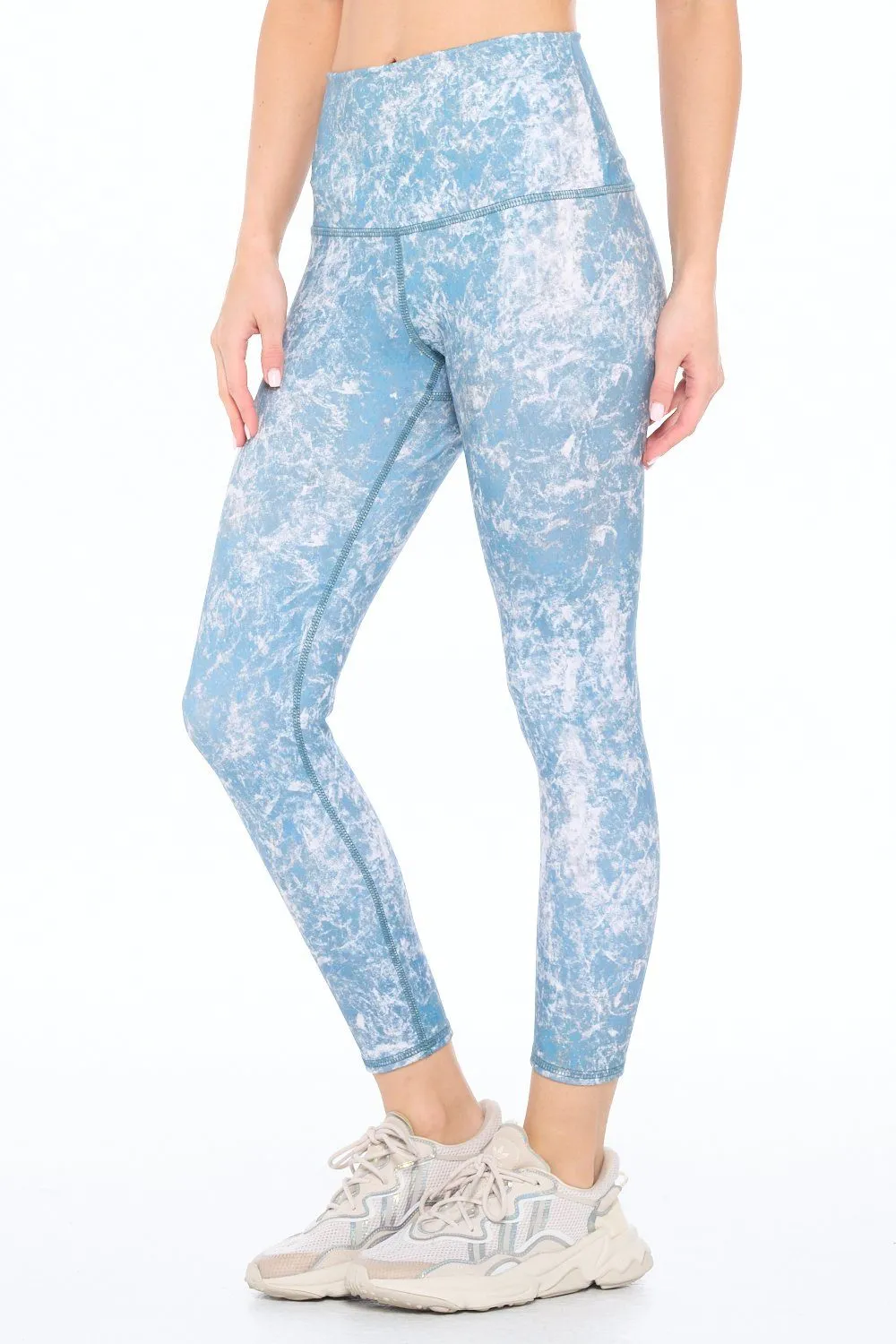 Mia -  Sky Mineral Wash 7/8 Legging (High-Waist)