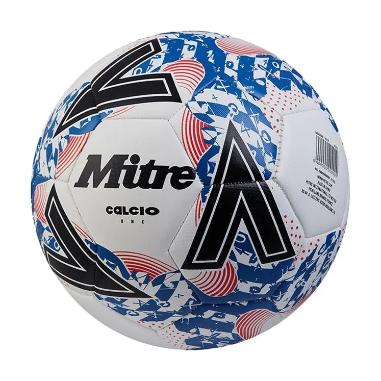 MITRE CALICO 24 WHITE/BLUE SOCCER BALL