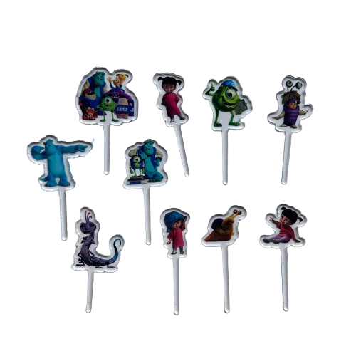 Monsters Inc Acrylic Food Picks