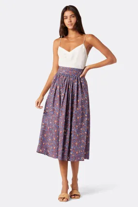 Morot Printed Cotton Midi Skirt