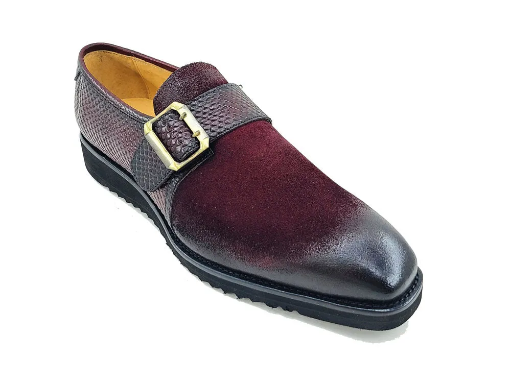 Multi Media Buckle Monkstrap Slip-on