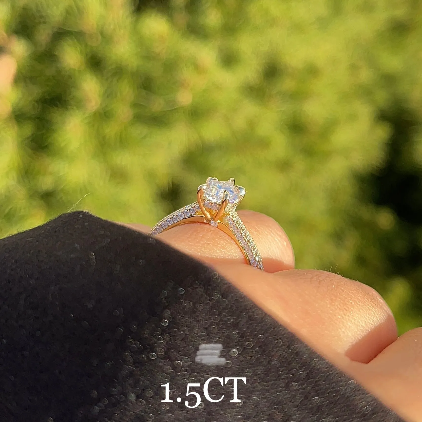 NATALIA 1.5CT CUSTOMZIABLE CZ RING