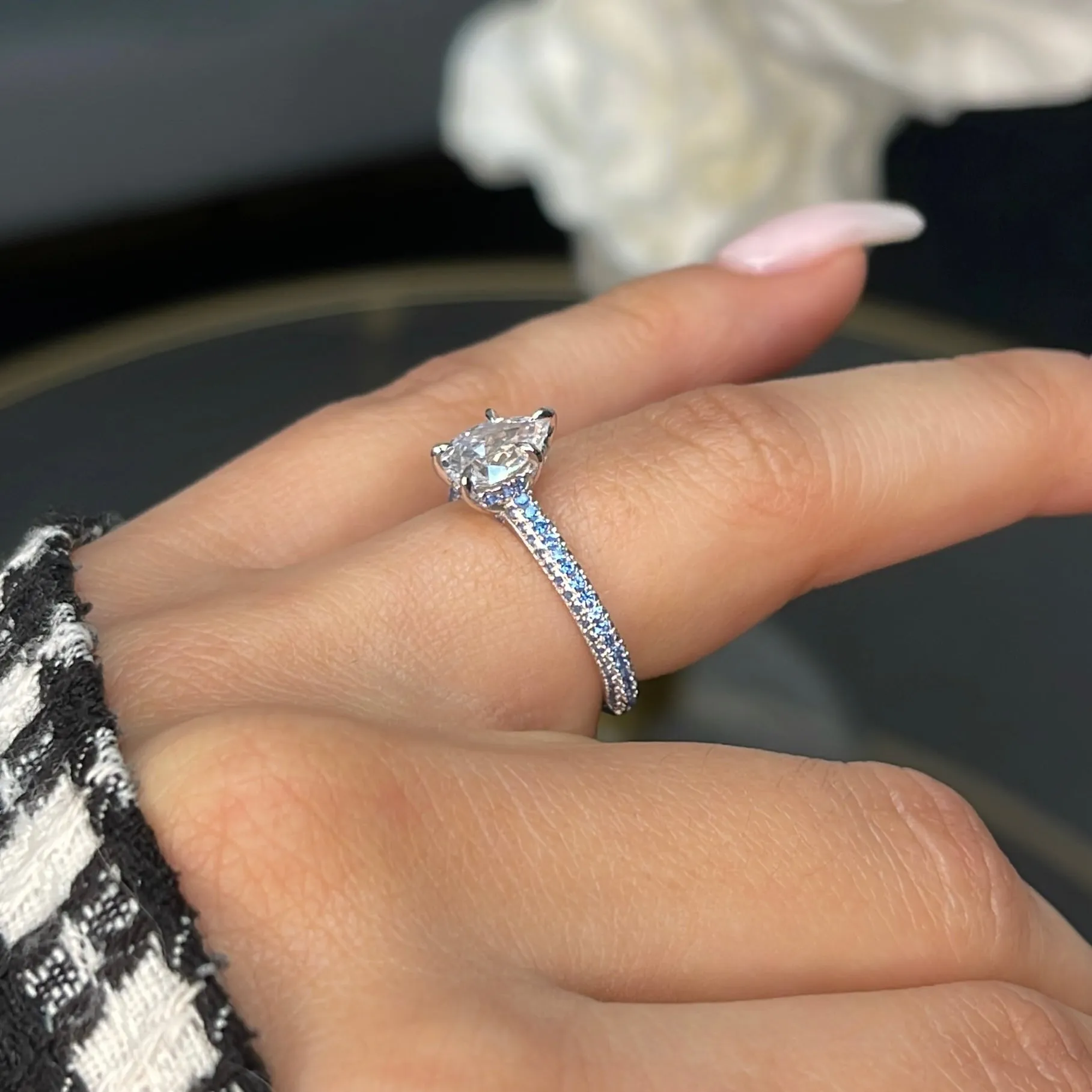 NATALIA 1.5CT CUSTOMZIABLE CZ RING