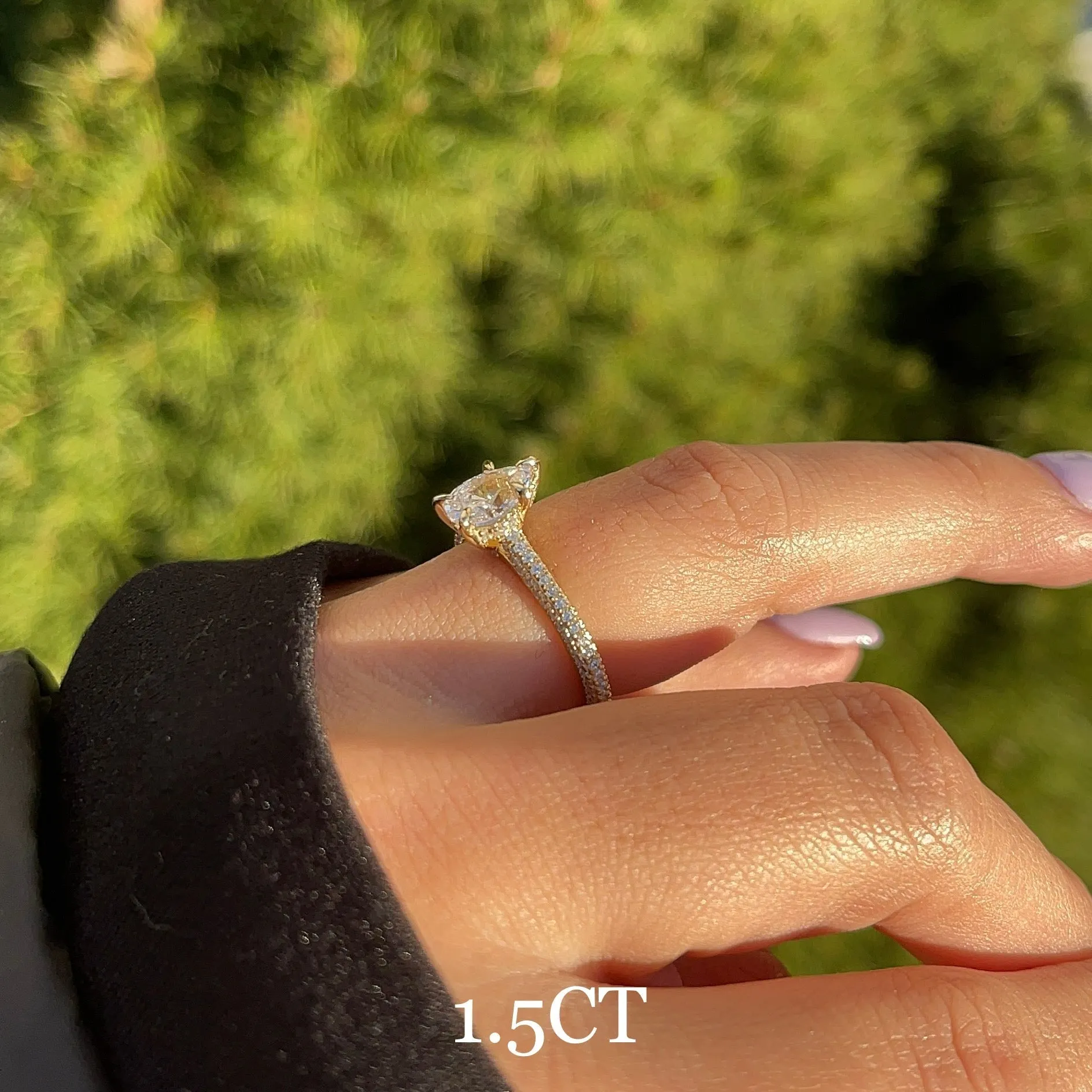 NATALIA 1.5CT CUSTOMZIABLE CZ RING