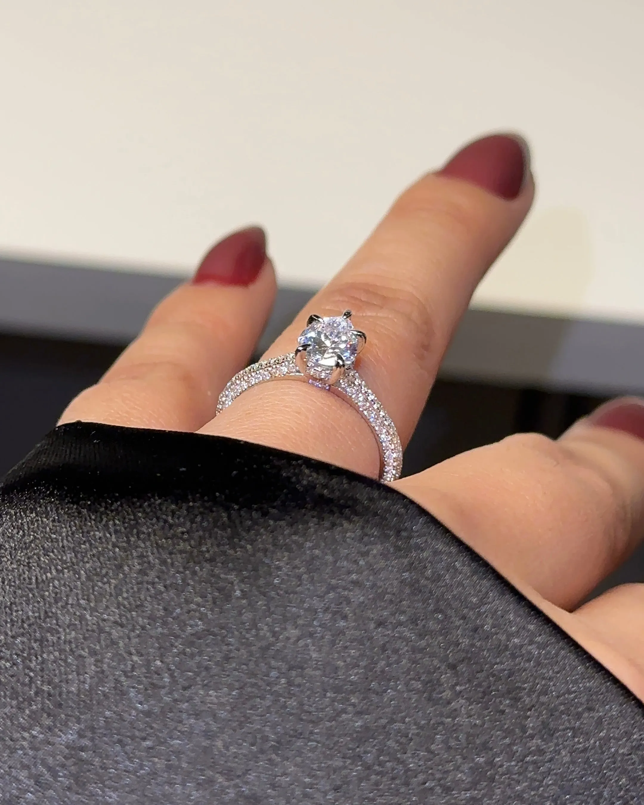 NATALIA 1.5CT CUSTOMZIABLE CZ RING