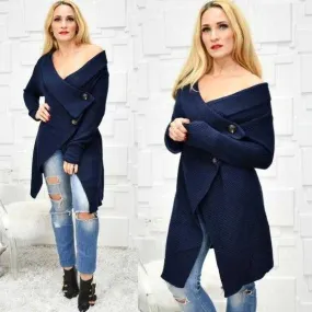 Navy Blue Cardigan