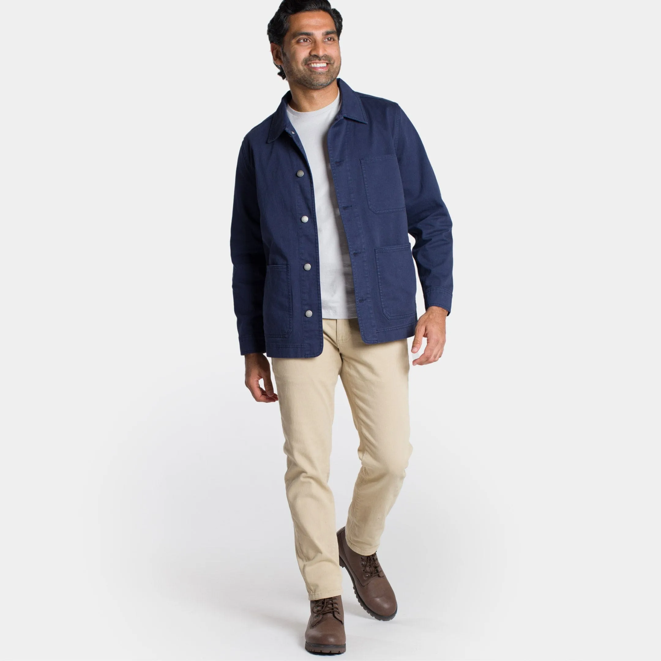 Navy Chore Jacket