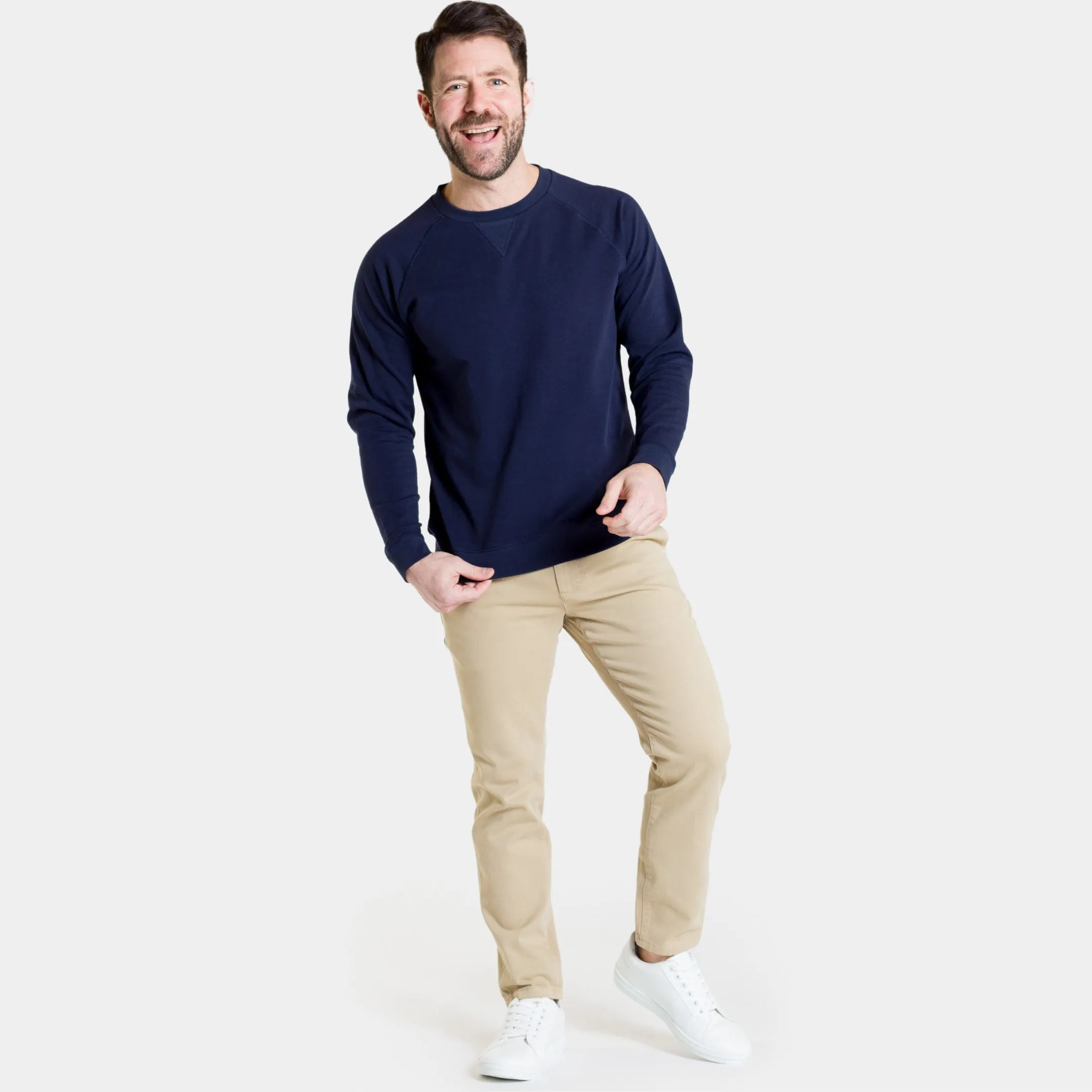 Navy French Terry Sweatshirt